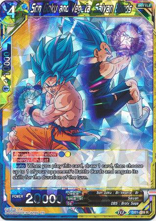 Son Goku and Vegeta, Saiyan Bonds (DB1-089) [Dragon Brawl] - POKÉ JEUX