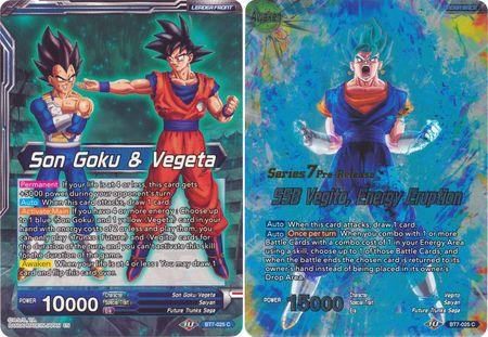 Son Goku & Vegeta // SSB Vegito, Energy Eruption (BT7-025_PR) [Assault of the Saiyans Prerelease Promos] - POKÉ JEUX