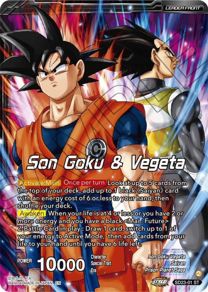 Son Goku & Vegeta // SSB Vegito, Shining Warrior (SD23-01) [Critical Blow] - POKÉ JEUX