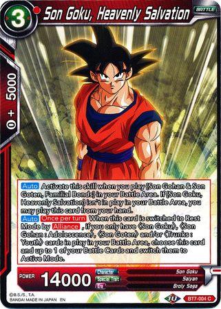 Son Goku, Heavenly Salvation (BT7-004) [Assault of the Saiyans] - POKÉ JEUX