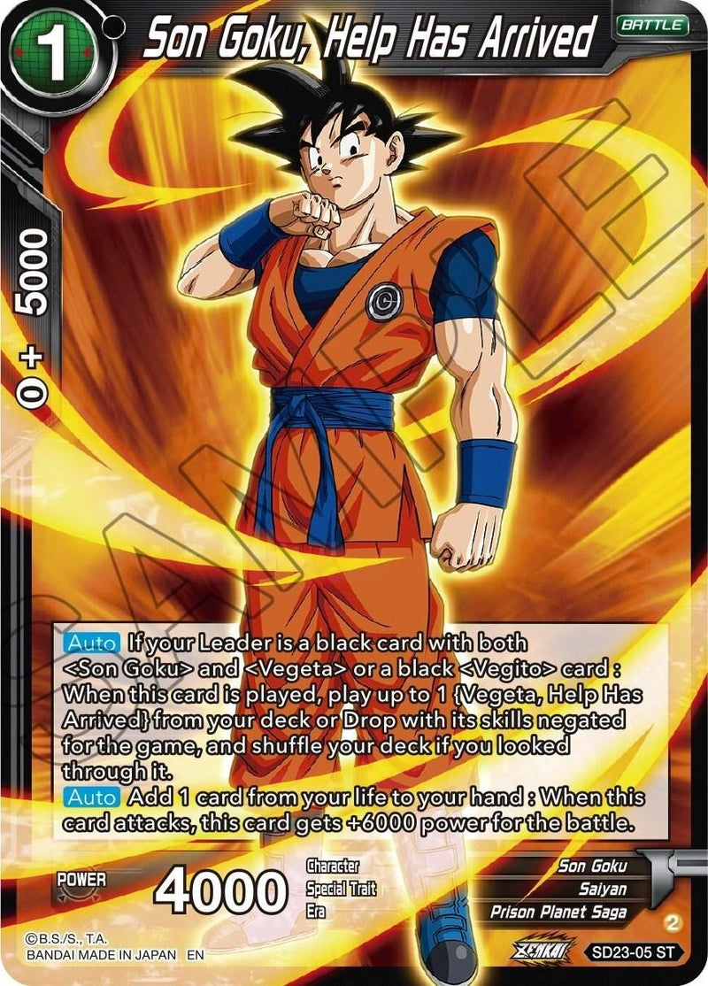 Son Goku, Help Has Arrived (SD23-05) [Critical Blow] - POKÉ JEUX