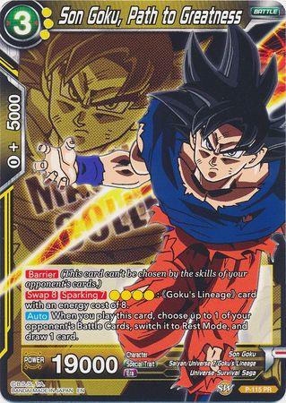 Son Goku, Path to Greatness (P-115) [Magnificent Collection Forsaken Warrior] - POKÉ JEUX