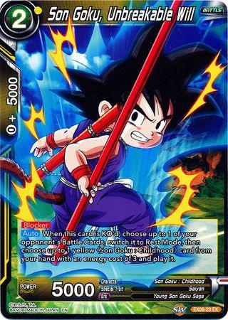 Son Goku, Unbreakable Will (EX06-23) [Special Anniversary Set] - POKÉ JEUX