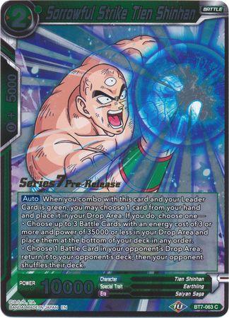 Sorrowful Strike Tien Shinhan (BT7-063_PR) [Assault of the Saiyans Prerelease Promos] - POKÉ JEUX