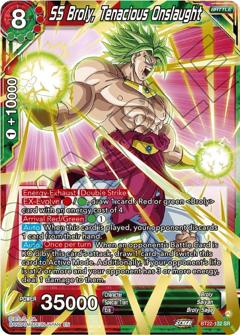 SS Broly, Tenacious Onslaught (BT22-132) [Critical Blow] - POKÉ JEUX