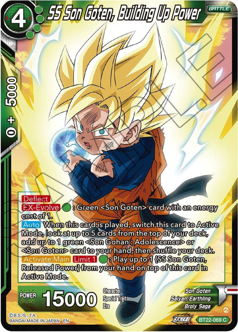 SS Son Goten, Building Up Power (BT22-069) [Critical Blow] - POKÉ JEUX