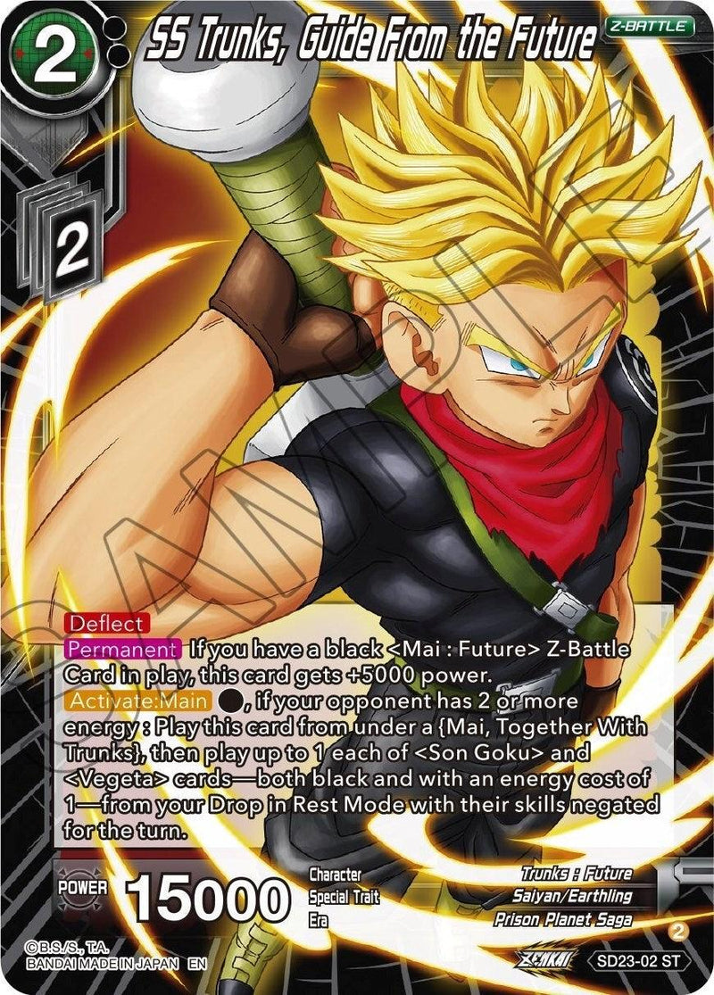 SS Trunks, Guide From the Future (SD23-02) [Critical Blow] - POKÉ JEUX