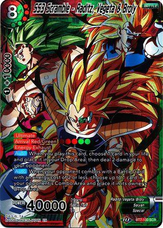 SS3 Scramble - Raditz, Vegeta & Broly (BT7-130) [Assault of the Saiyans] - POKÉ JEUX