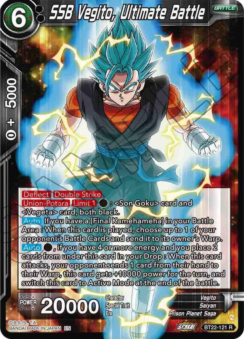 SSB Vegito, Ultimate Battle (BT22-121) [Critical Blow] - POKÉ JEUX