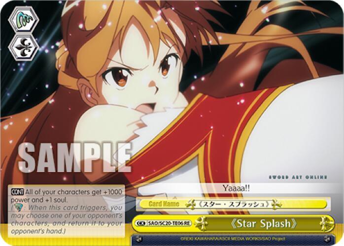 Star Splash (TD) [Sword Art Online Chronicle Set] - POKÉ JEUX