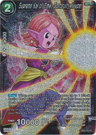 Supreme Kai of Time, Continuity Keeper (Foil) (EX02-03) [Dark Demon's Villains] - POKÉ JEUX