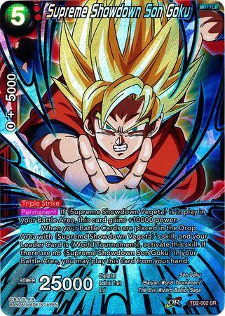 Supreme Showdown Son Goku (TB2-002) [World Martial Arts Tournament] - POKÉ JEUX