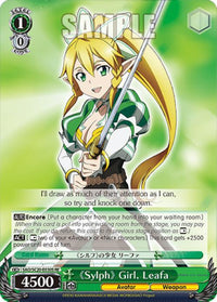 Sylph Girl, Leafa (SR) [Sword Art Online Chronicle Set] - POKÉ JEUX