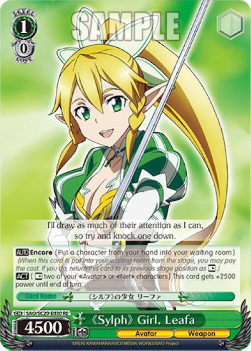 Sylph Girl, Leafa [Sword Art Online Chronicle Set] - POKÉ JEUX