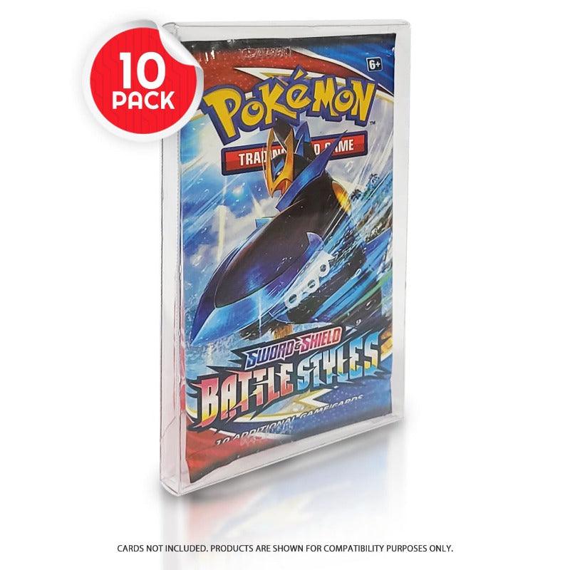 TCG Single Pack Booster Envelope PET Protector 0.35MM (Pack of 10) - POKÉ JEUX