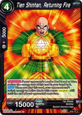 Tien Shinhan, Returning Fire (BT6-111) [Destroyer Kings] - POKÉ JEUX