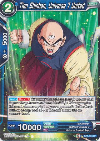 Tien Shinhan, Universe 7 United (DB1-026) [Dragon Brawl] - POKÉ JEUX