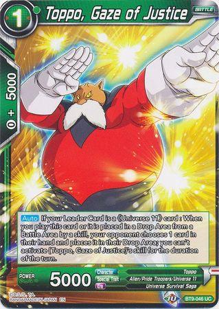 Toppo, Gaze of Justice (BT9-046) [Universal Onslaught] - POKÉ JEUX