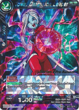 Towa, Dimension Leaper (BT7-106_PR) [Assault of the Saiyans Prerelease Promos] - POKÉ JEUX