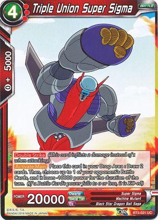 Triple Union Super Sigma (BT3-021) [Cross Worlds] - POKÉ JEUX