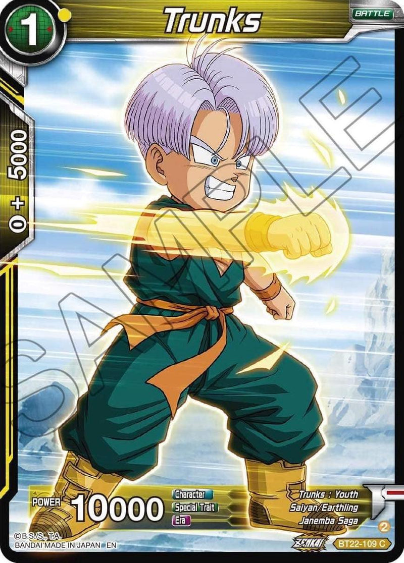 Trunks (BT22-109) [Critical Blow] - POKÉ JEUX