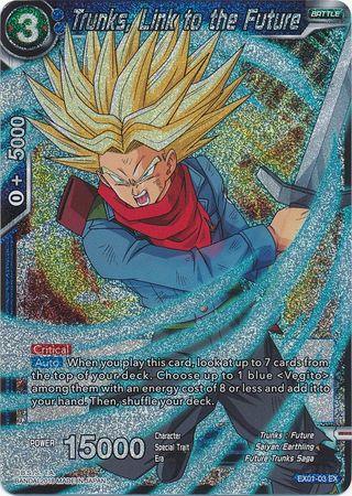 Trunks, Link to the Future (Foil) (EX01-03) [Mighty Heroes] - POKÉ JEUX