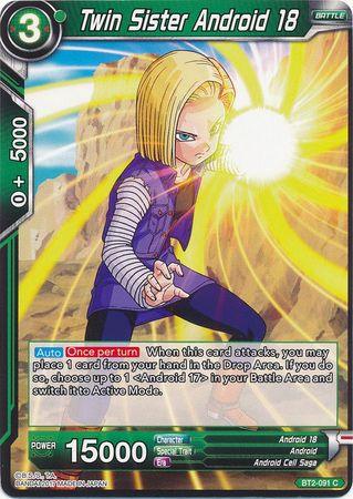 Twin Sister Android 18 (BT2-091) [Union Force] - POKÉ JEUX