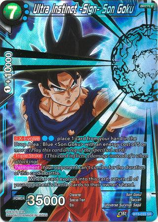 Ultra Instinct -Sign- Son Goku (BT3-033) [Cross Worlds] - POKÉ JEUX