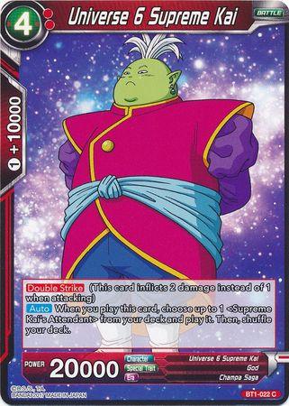 Universe 6 Supreme Kai (BT1-022) [Galactic Battle] - POKÉ JEUX