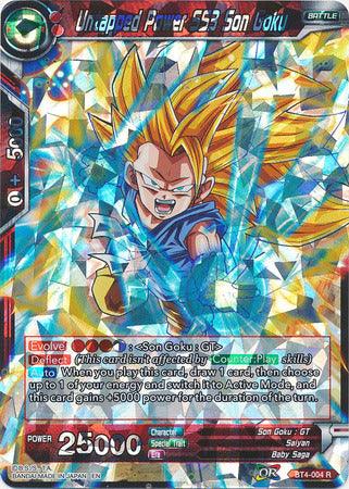 Untapped Power SS3 Son Goku (Shatterfoil) (BT4-004) [Dragon Brawl] - POKÉ JEUX