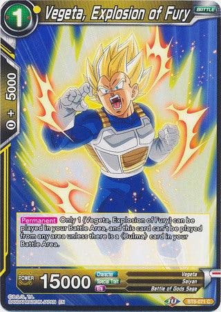 Vegeta, Explosion of Fury (BT8-071) [Malicious Machinations] - POKÉ JEUX