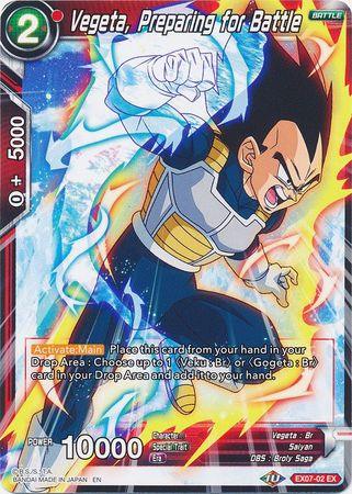 Vegeta, Preparing for Battle (EX07-02) [Magnificent Collection Fusion Hero] - POKÉ JEUX