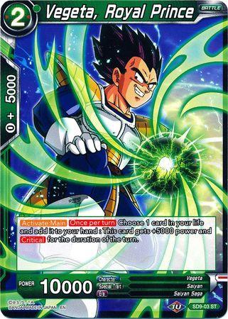 Vegeta, Royal Prince (SD9-03) [Assault of the Saiyans] - POKÉ JEUX