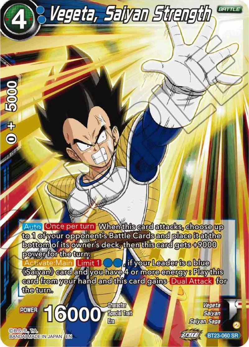 Vegeta, Saiyan Strength (BT23-060) [Perfect Combination] - POKÉ JEUX