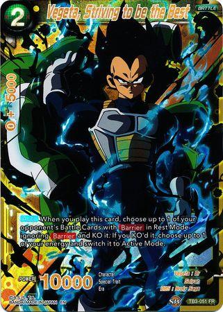 Vegeta, Striving to be the Best (TB3-051) [Clash of Fates] - POKÉ JEUX