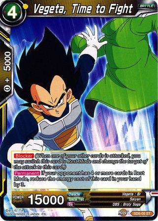 Vegeta, Time to Fight (Starter Deck - Rising Broly) (SD8-08) [Destroyer Kings] - POKÉ JEUX