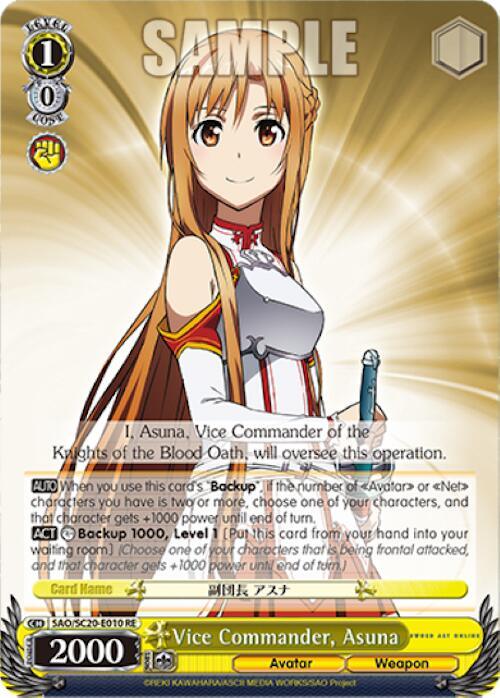 Vice Commander, Asuna [Sword Art Online Chronicle Set] - POKÉ JEUX