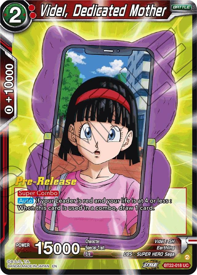 Videl, Dedicated Mother (BT22-018) [Critical Blow Prerelease Promos] - POKÉ JEUX