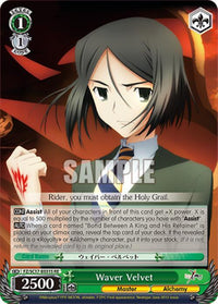 Waver Velvet (SR) [Fate/Zero Chronicle Set] - POKÉ JEUX