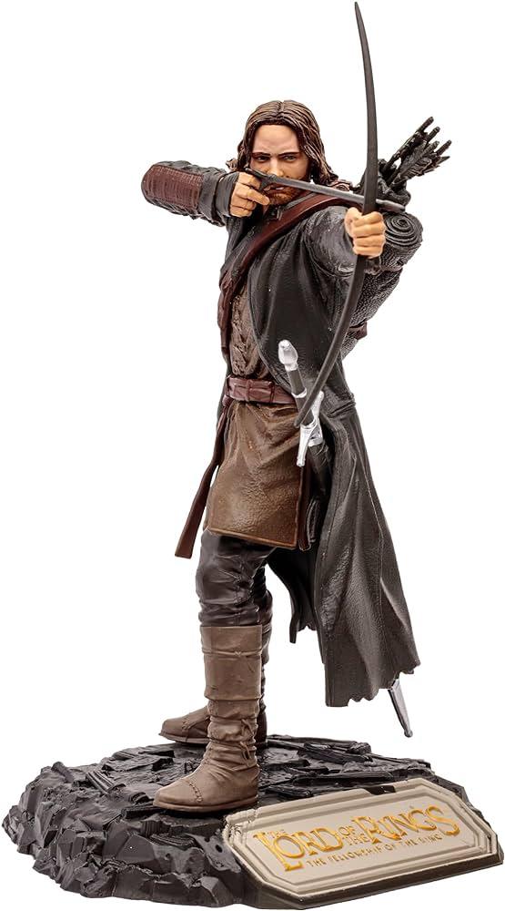 WB100: Movie Manics - Aragorn from The Lord of the Rings (6" inches) - POKÉ JEUX