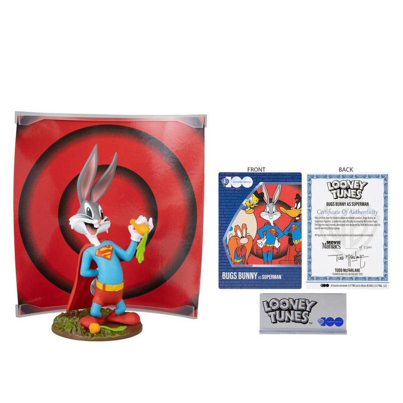 WB100: Movie Manics - Bugs Bunny as Superman (6" inches) - POKÉ JEUX