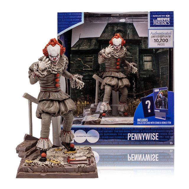 WB100: Movie Manics - Pennywise from IT (6" inches) - POKÉ JEUX