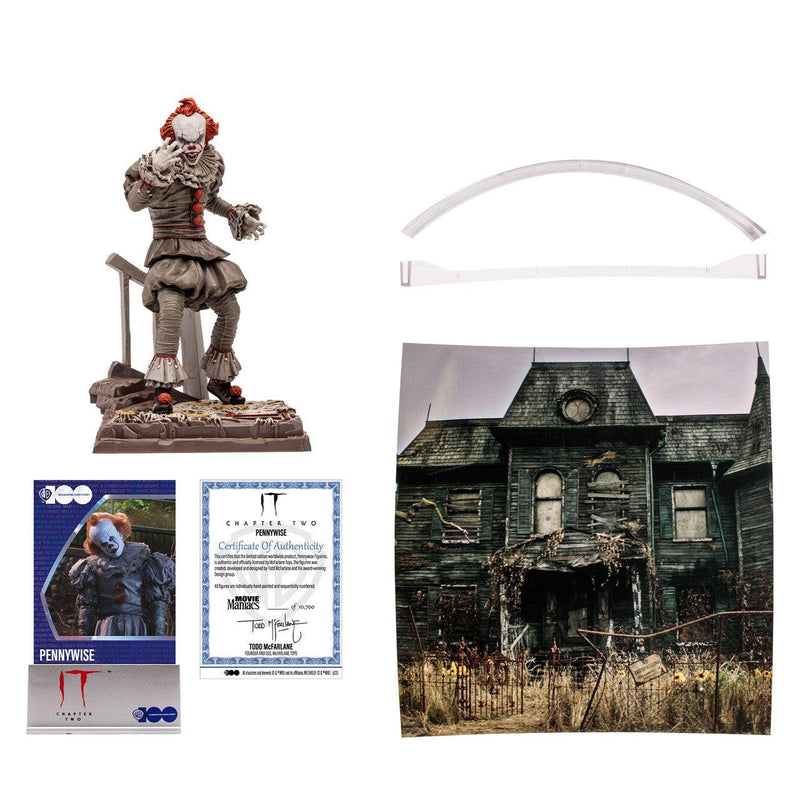 WB100: Movie Manics - Pennywise from IT (6" inches) - POKÉ JEUX