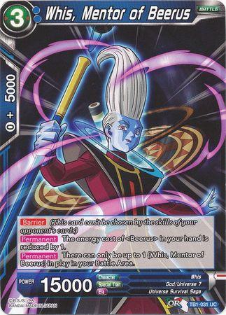 Whis, Mentor of Beerus (TB1-031) [The Tournament of Power] - POKÉ JEUX