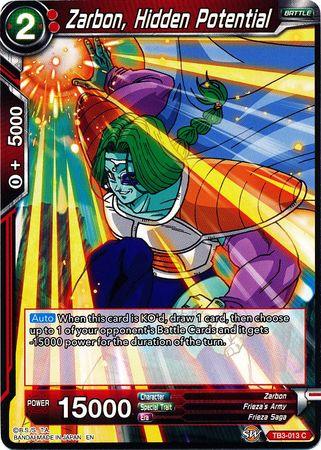 Zarbon, Hidden Potential (TB3-013) [Clash of Fates] - POKÉ JEUX