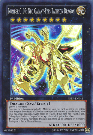 Number C107: Neo Galaxy-Eyes Tachyon Dragon [PRIO-EN041] Ultimate Rare - POKÉ JEUX