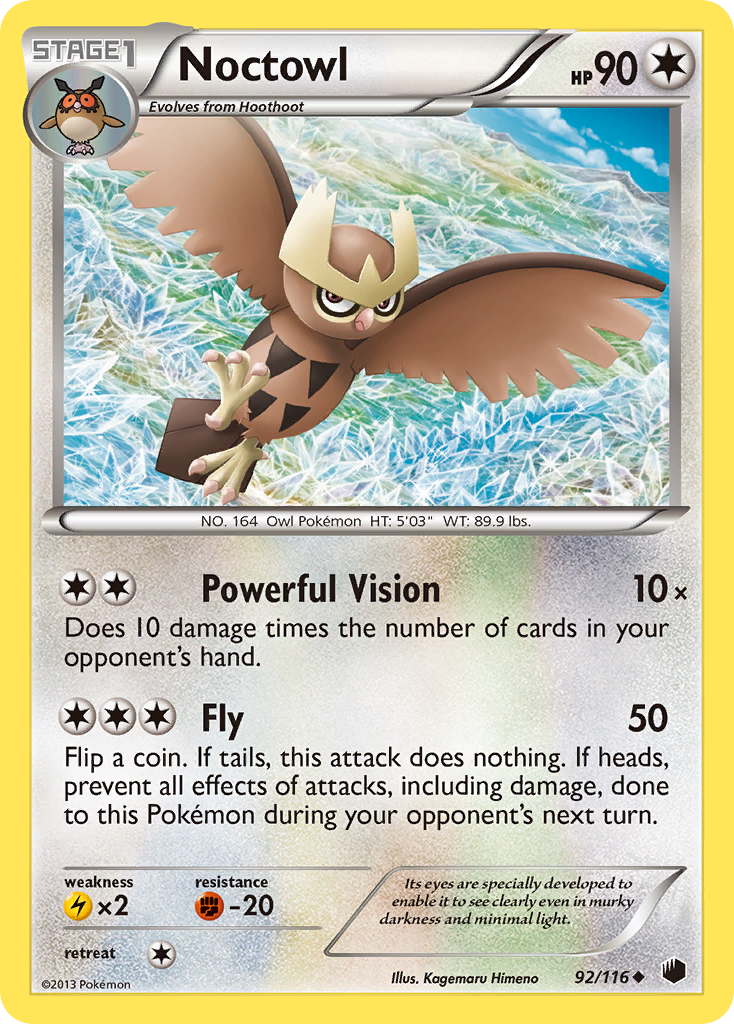 Noctowl (92/116) [Black & White: Plasma Freeze]