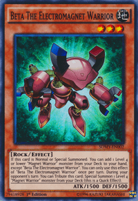 Beta The Electromagnet Warrior [SDMY-EN002] Super Rare - POKÉ JEUX