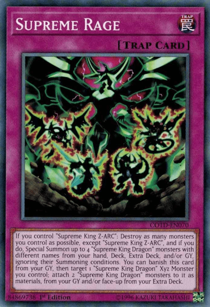 Supreme Rage [COTD-EN070] Common - POKÉ JEUX