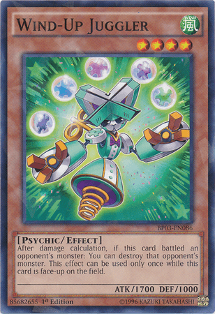 Wind-Up Juggler [BP03-EN086] Shatterfoil Rare - POKÉ JEUX